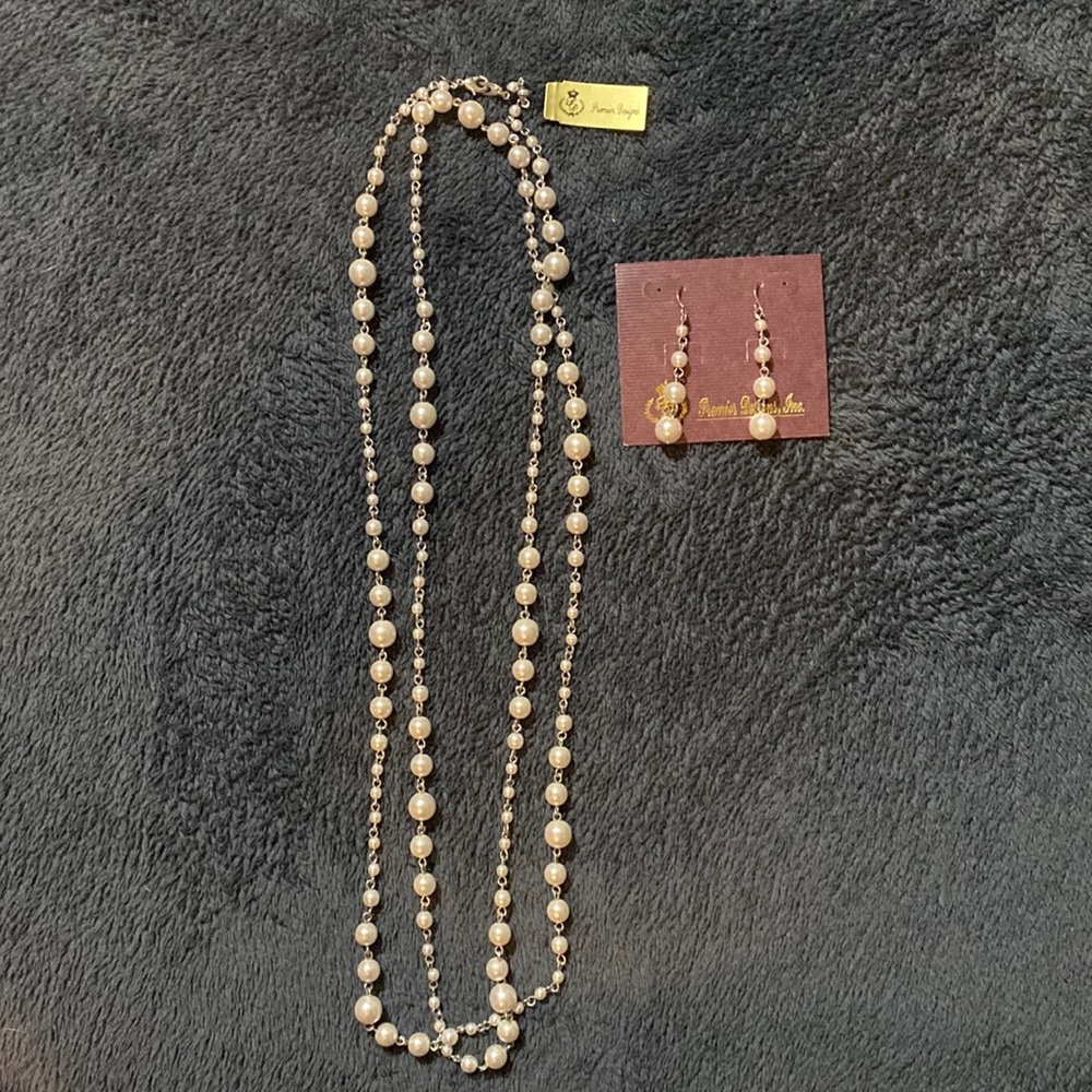 New Premier Designs matching necklace and earrings